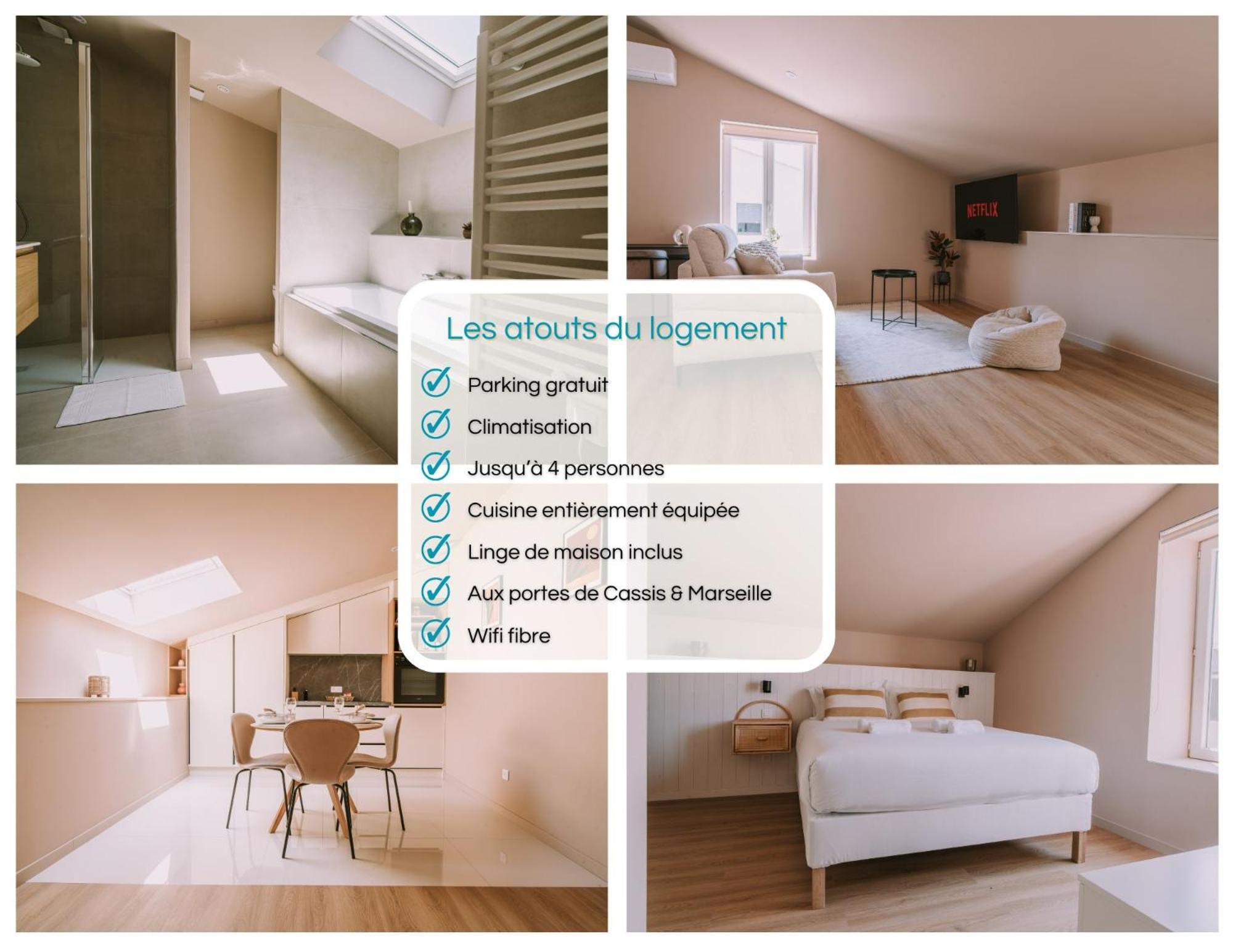דירות רוקפור-לה-בדול Quietude-Loft Neuf-Clim & Parking מראה חיצוני תמונה